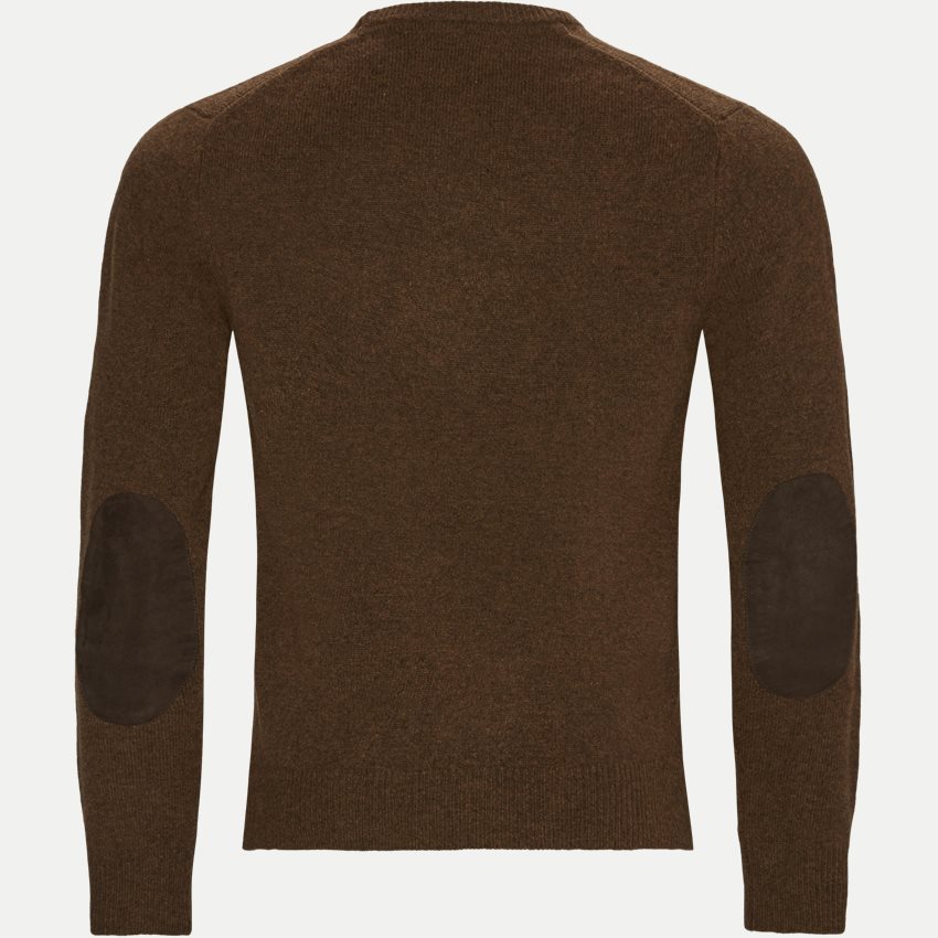 Barbour Knitwear PATCH CREW FW20 BRUN
