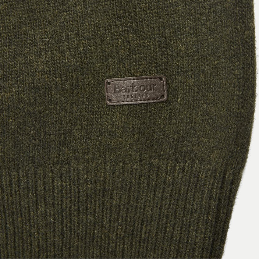Barbour Knitwear PATCH CREW FW20 OLIVEN