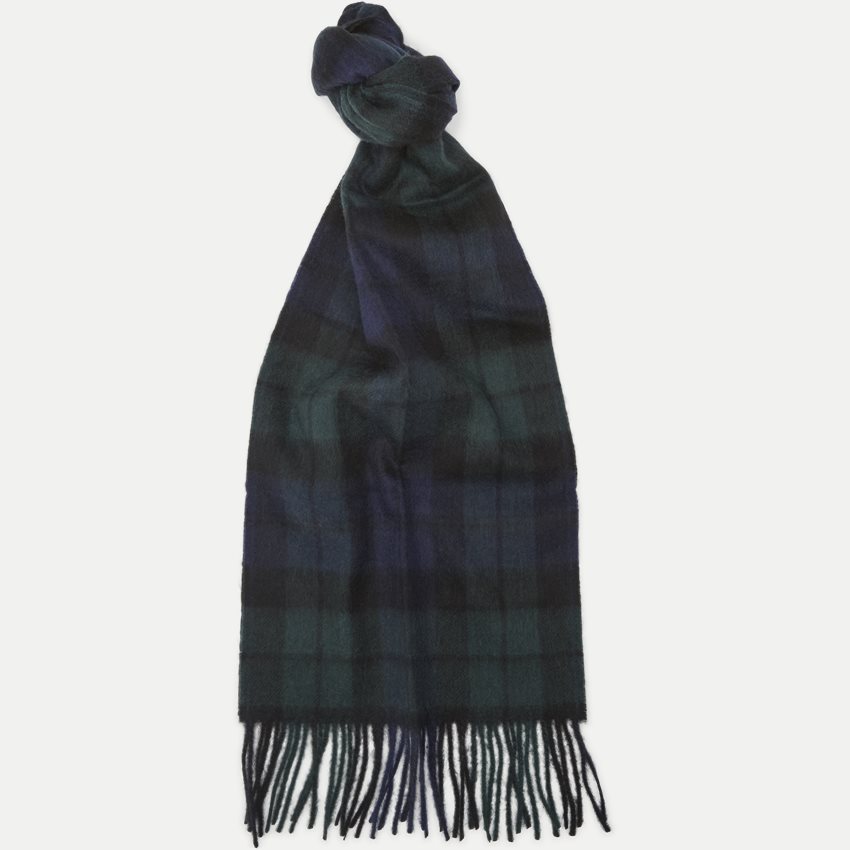 Barbour Scarves NEW CHECK TARTAN SCARF NAVY