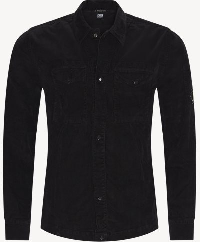 Stretch Corduroy Shirt Regular fit | Stretch Corduroy Shirt | Black