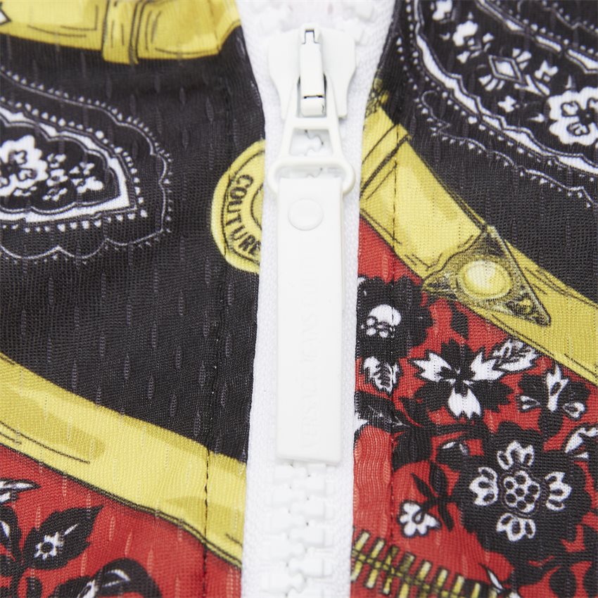 Tecno Print Belt Paisley Zip Sweatshirt