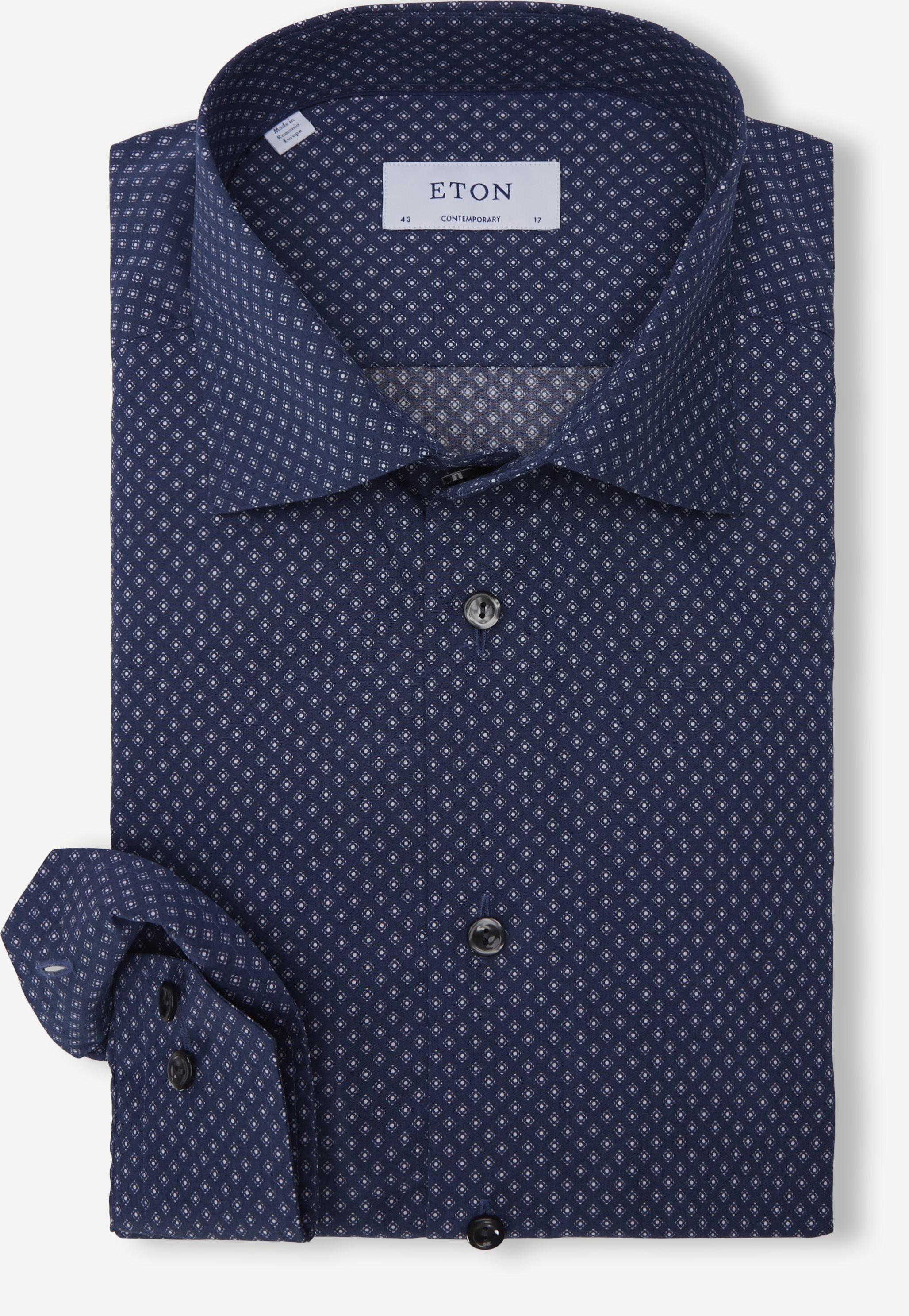 2132 Poplin skjorta - Skjortor - Contemporary fit - Blå