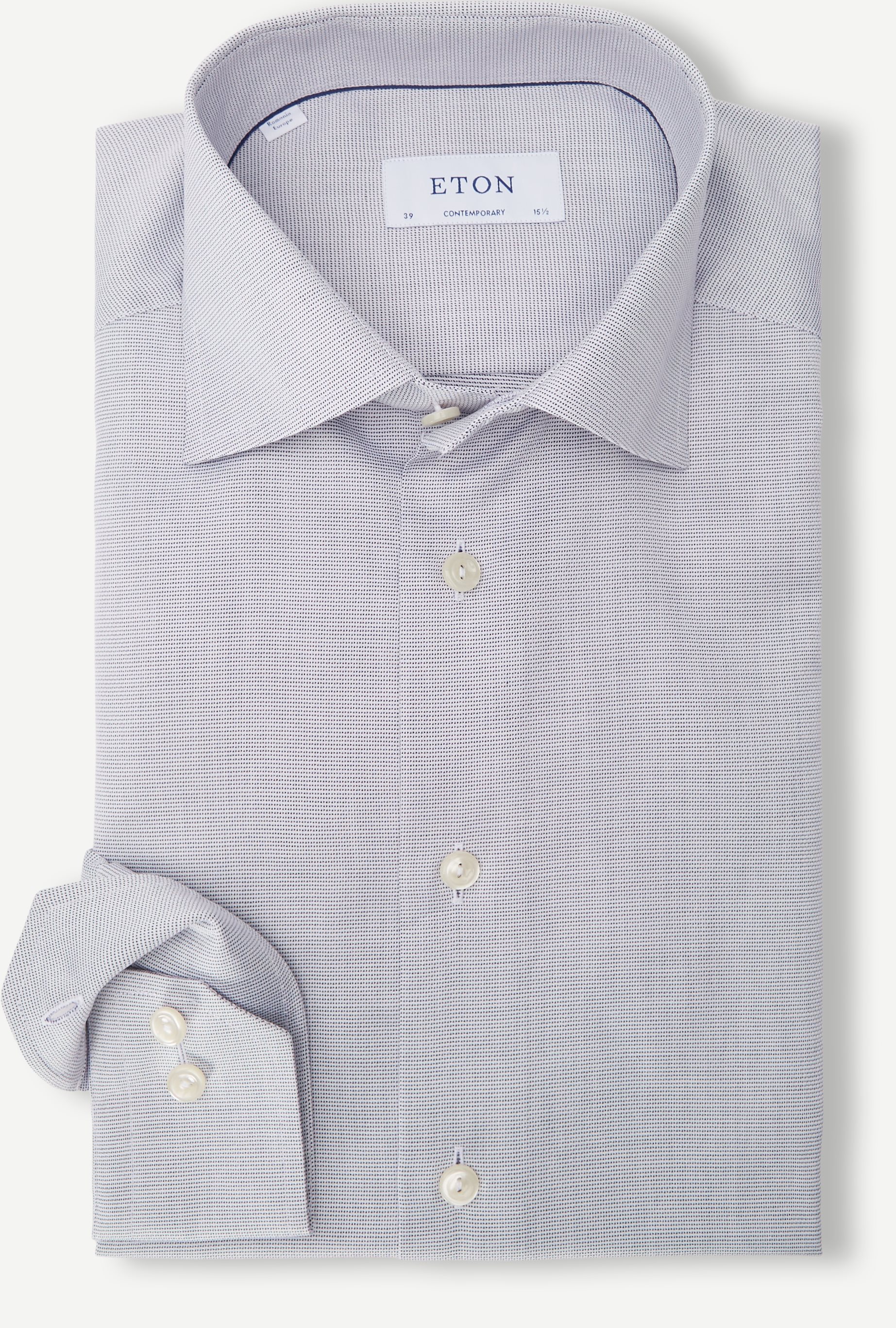 8617 Signature Twill Shirt - Skjortor - Contemporary fit - Blå