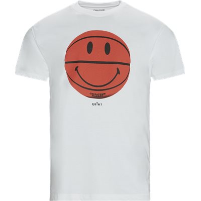 Smiley CTM X QUINT BBall Tee Regular fit | Smiley CTM X QUINT BBall Tee | Hvid
