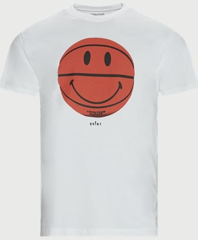 Smiley CTM X QUINT BBall Tee Regular fit | Smiley CTM X QUINT BBall Tee | Hvid