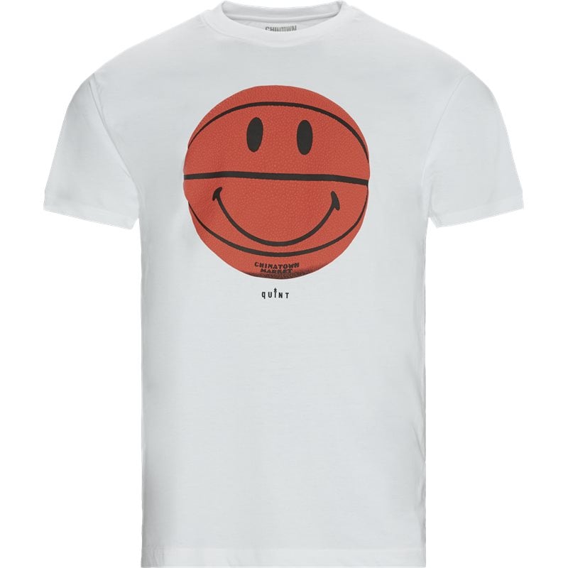 Chinatown Market Smiley Ctm X Quint Bball Tee Hvid