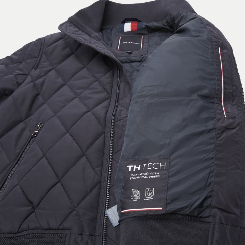 Tommy Hilfiger Jackor 10532 DIAMOND QUILTED BOMBER NAVY