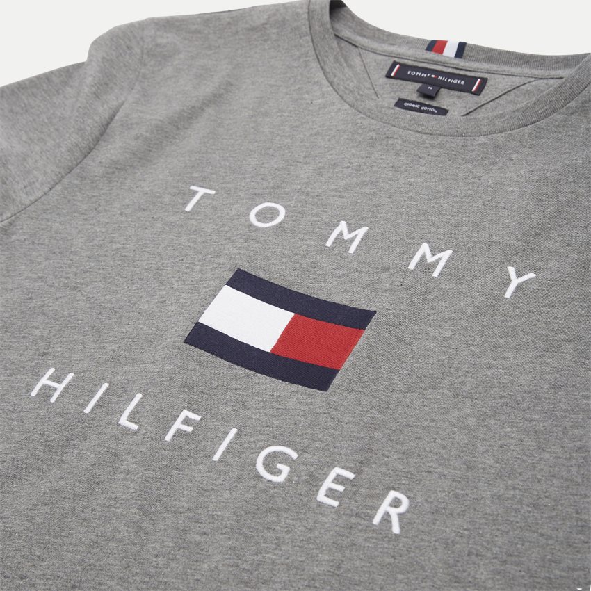 Tommy Hilfiger T-shirts 14313 TOMMY FLAG HILFIGER GRÅ