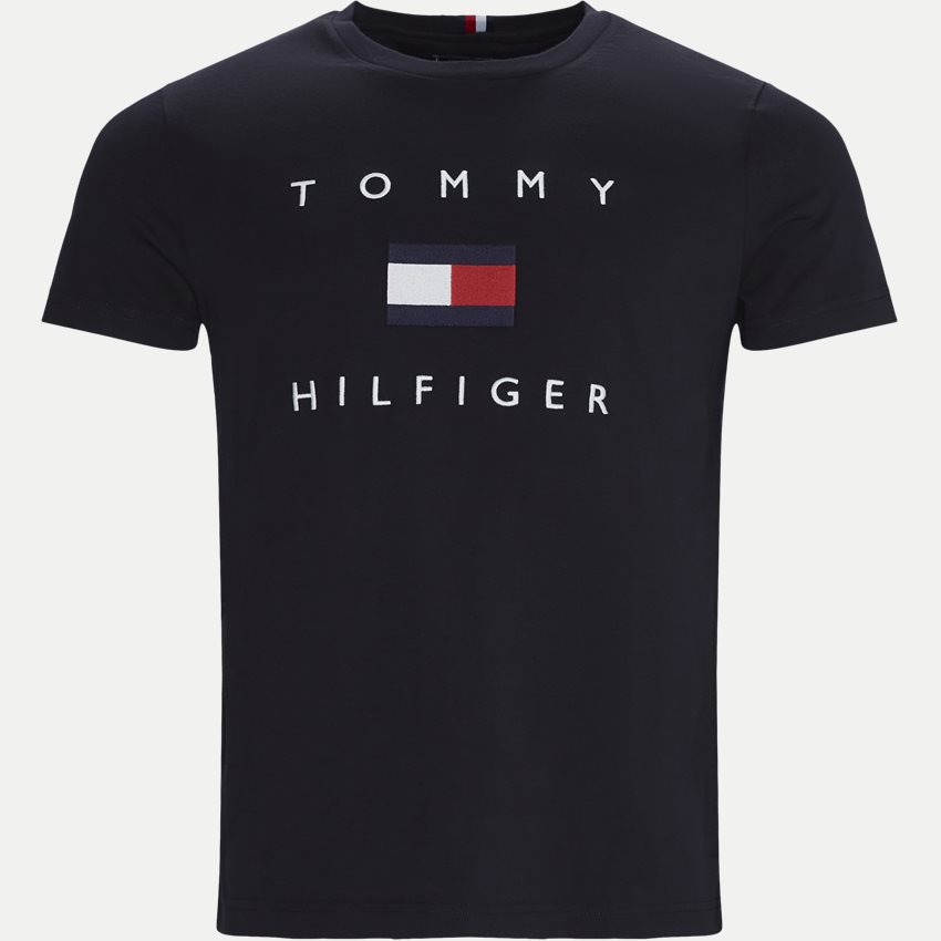 Tommy Hilfiger T-shirts 14313 TOMMY FLAG HILFIGER NAVY