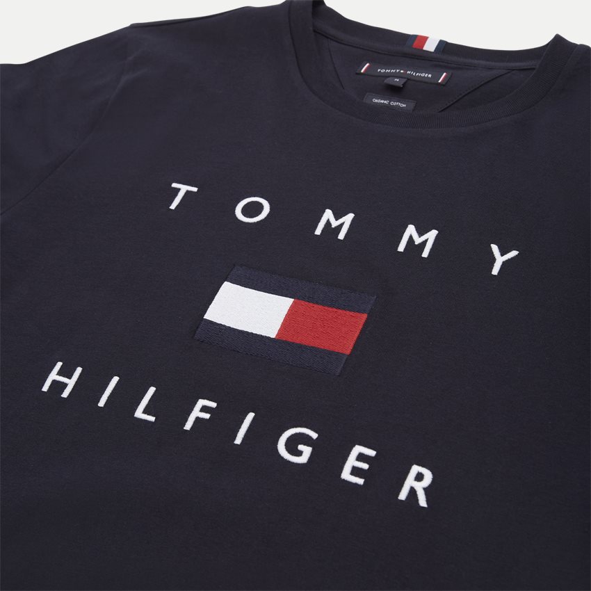 Tommy Hilfiger T-shirts 14313 TOMMY FLAG HILFIGER NAVY