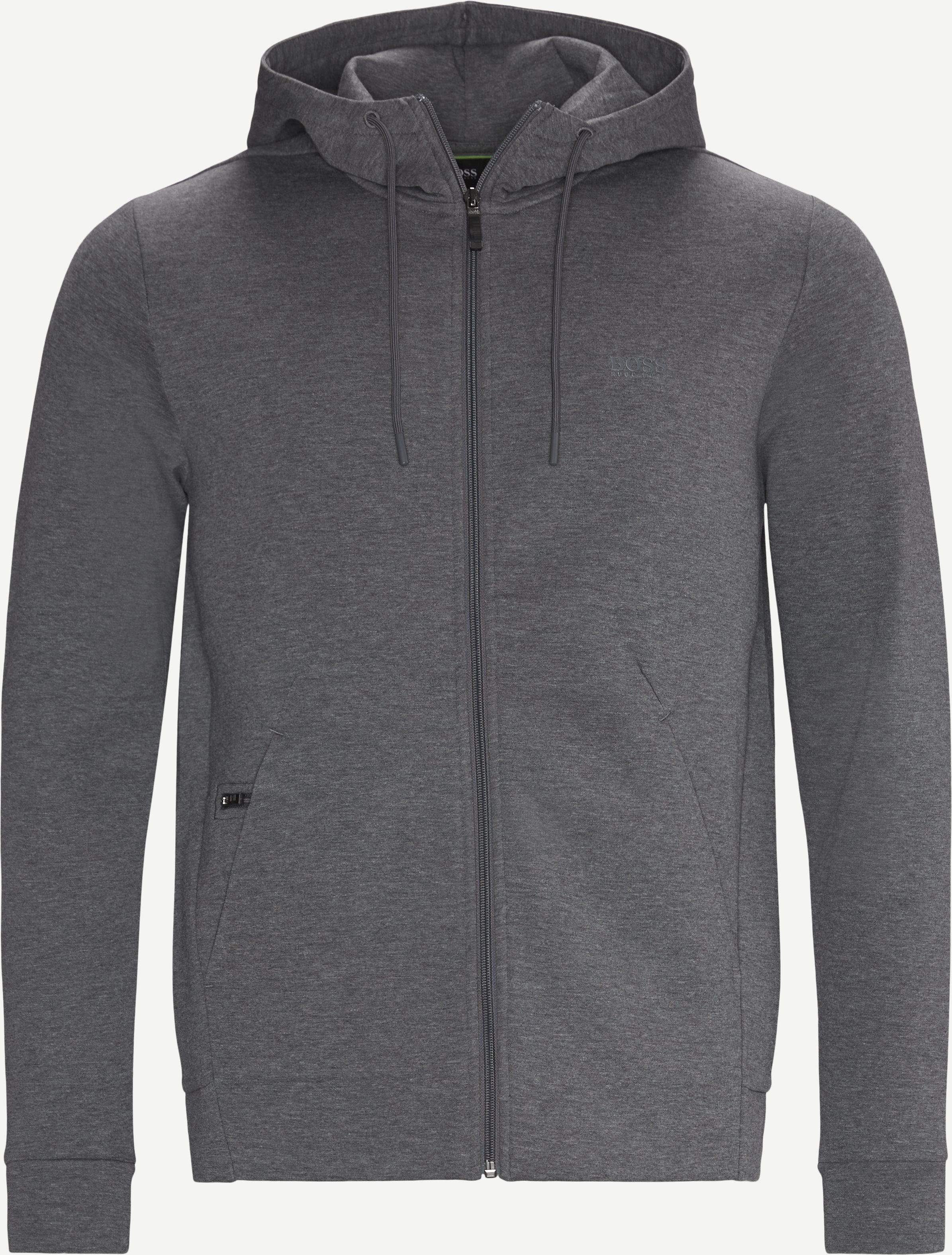 Saggy X Zip Sweatshirt - Sweatshirts - Regular fit - Grey