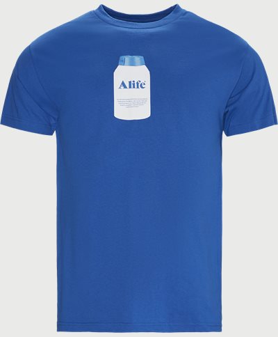 Alife T-shirts PAINKILLER Blå