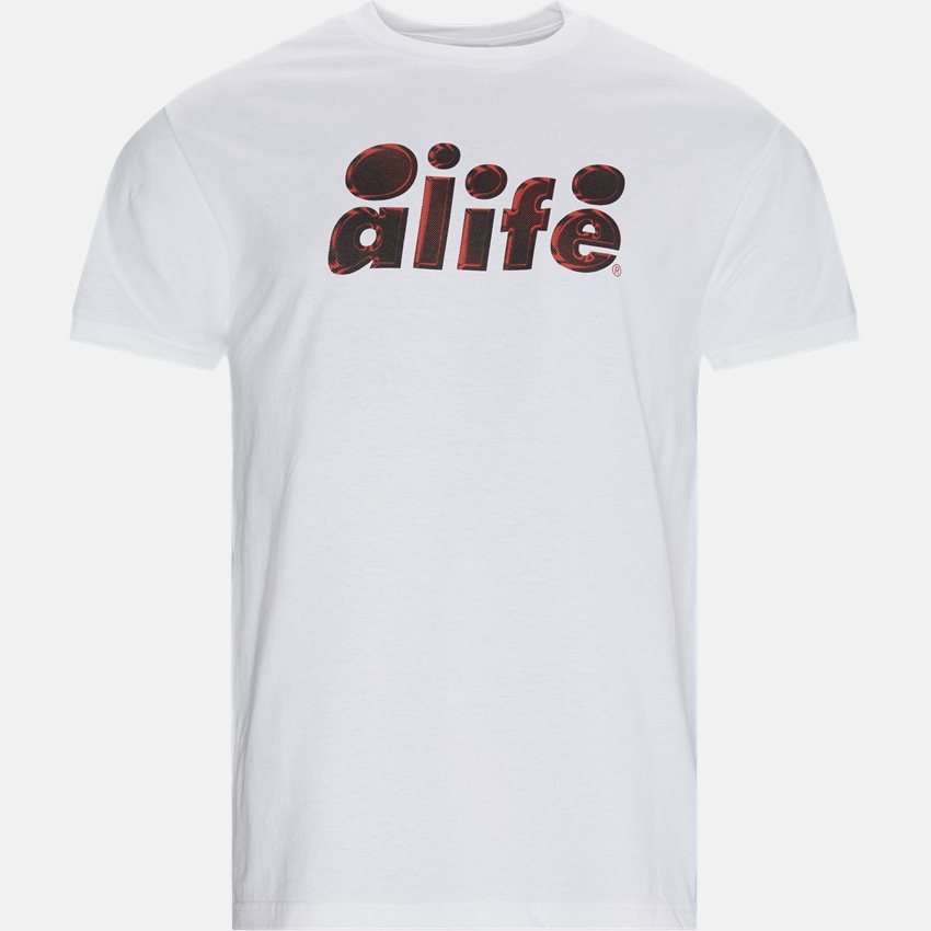 Alife T-shirts 2 TONE BUBBLE GRAPHIC HVID