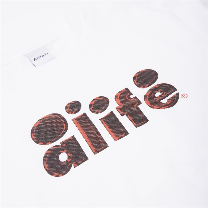 Alife T-shirts 2 TONE BUBBLE GRAPHIC HVID