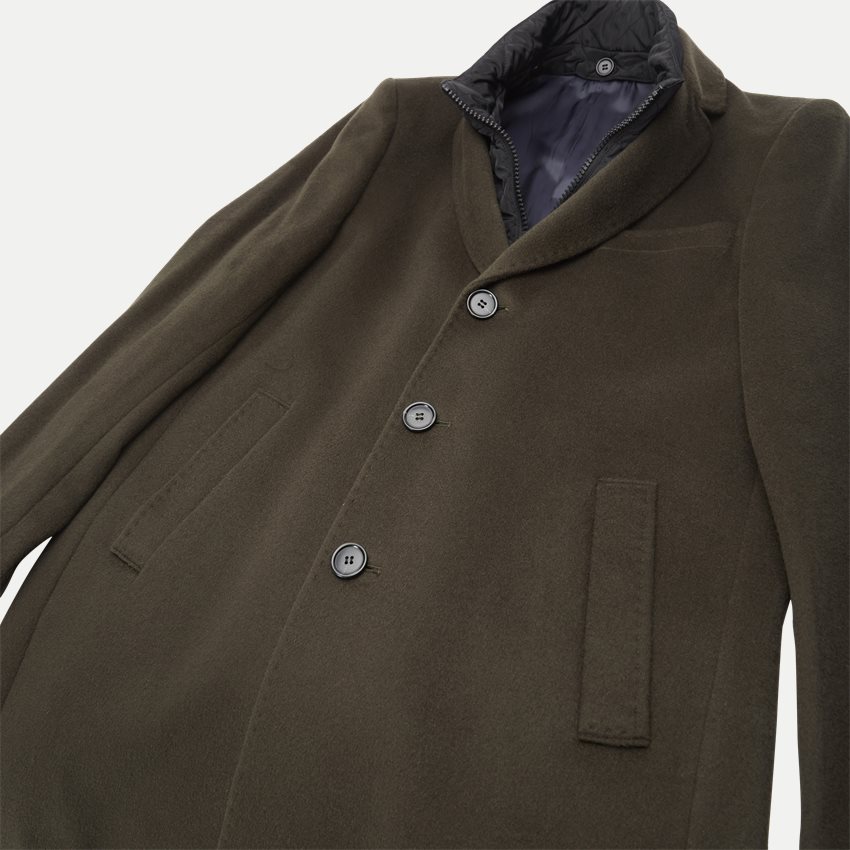 Sand Jackets CASHMERE COAT SULTAN TECH FW20 ARMY