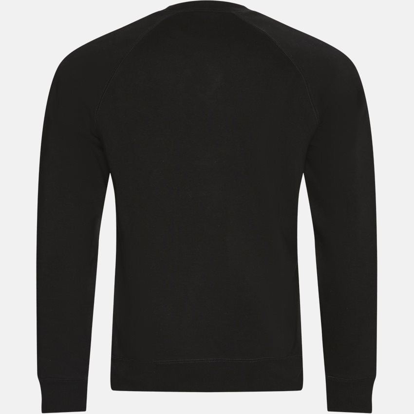 Carhartt WIP Sweatshirts CREW CHASE I026383 BLACK