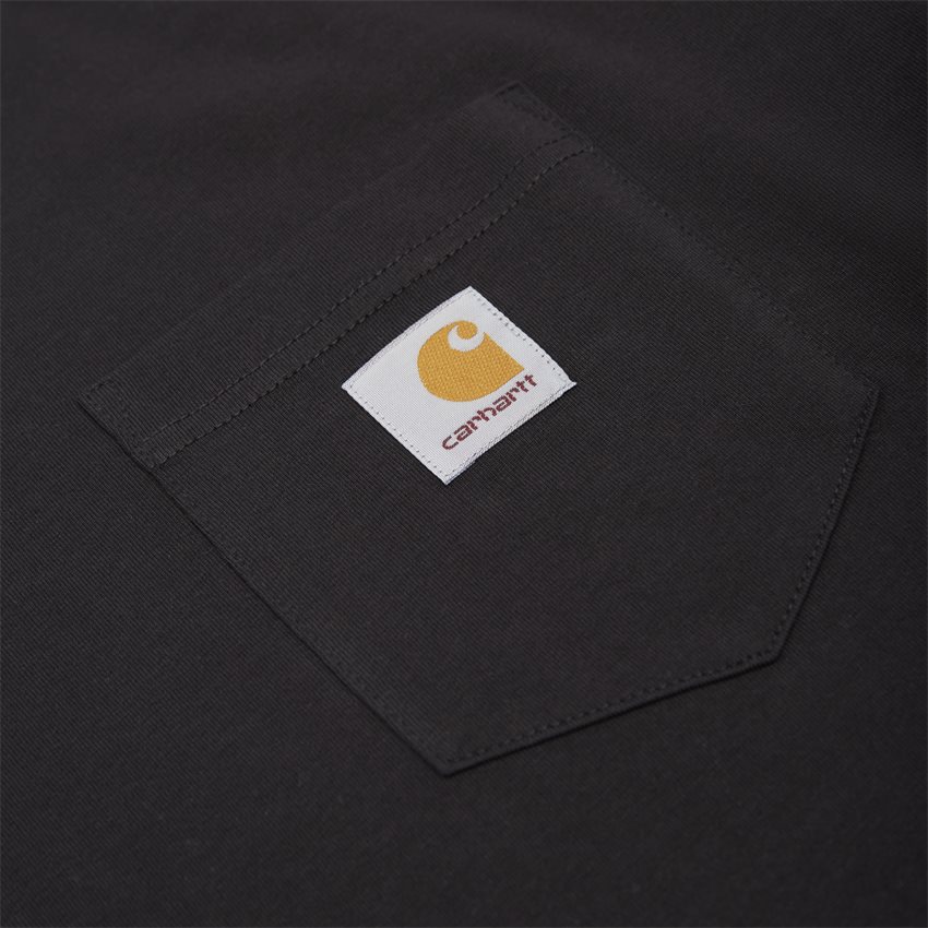 Carhartt WIP T-shirts L/S POCKET I022094.. BLACK