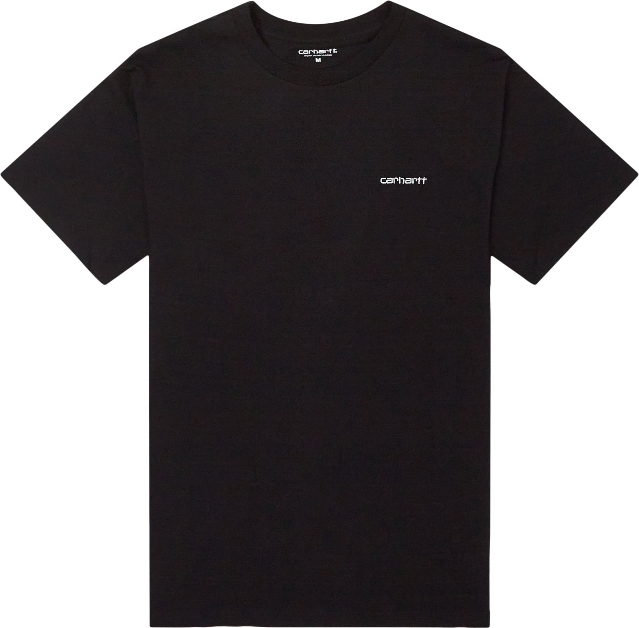 Script Embroidery T-shirt - T-shirts - Regular fit - Sort