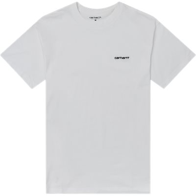 Script Embroidery T-shirt Regular fit | Script Embroidery T-shirt | White