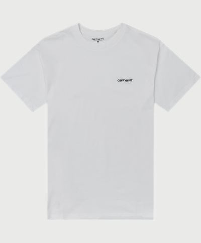 Carhartt WIP T-shirts S/S SCRIPT EMBROIDERY I025778 White