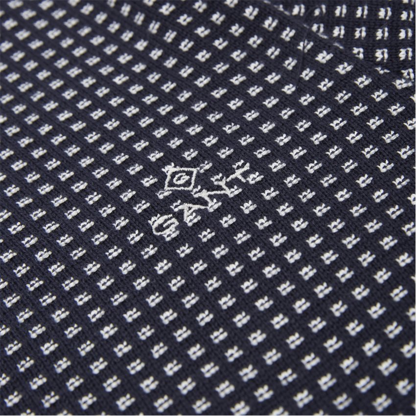 Gant Knitwear 8030091 D1. TEXTURE FISHERMAN CREW NAVY