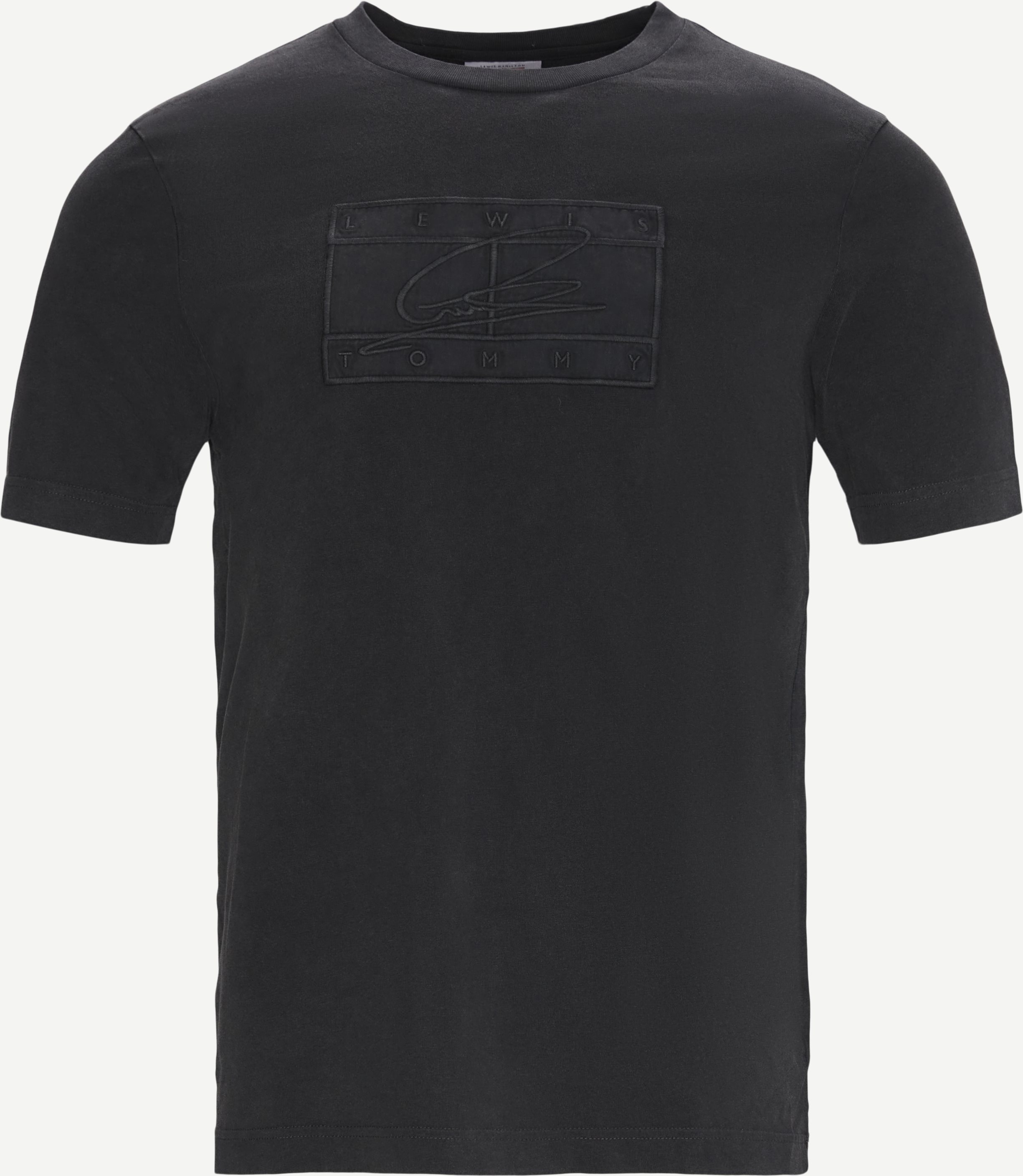 Tommy Hilfiger T-shirts LH GMD LOGO TEE Black