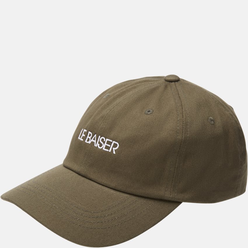 Le Baiser Caps LOGO CAP GRØN
