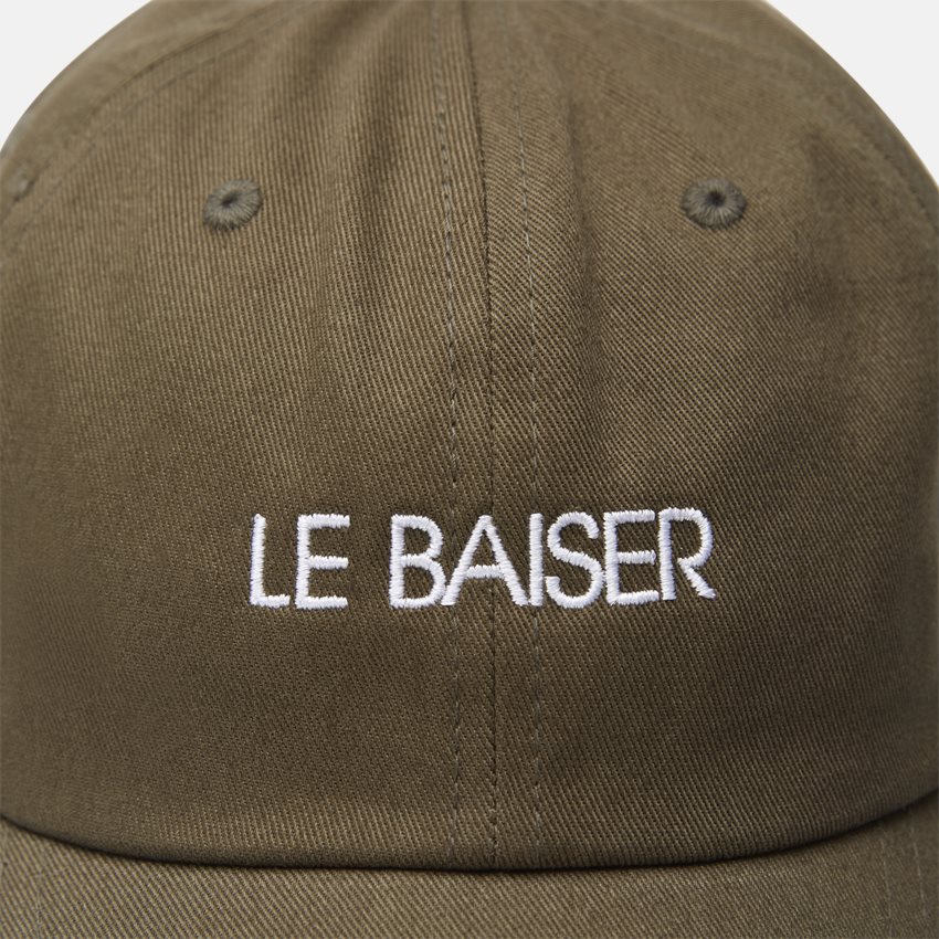 Le Baiser Kepsar LOGO CAP GRØN