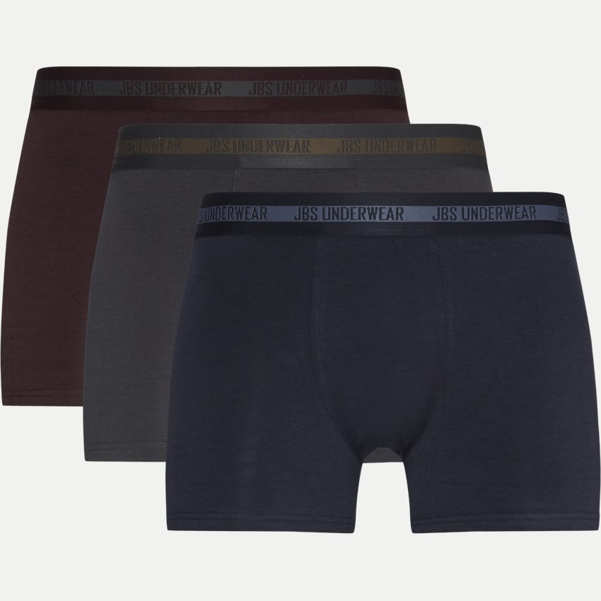 JBS Underwear 180-51 3-PACK BAMBOO TIGHTS NAVY/BORDEAUX