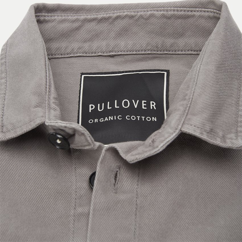 Pullover Skjorter OVERSHIRT PATCH GREY