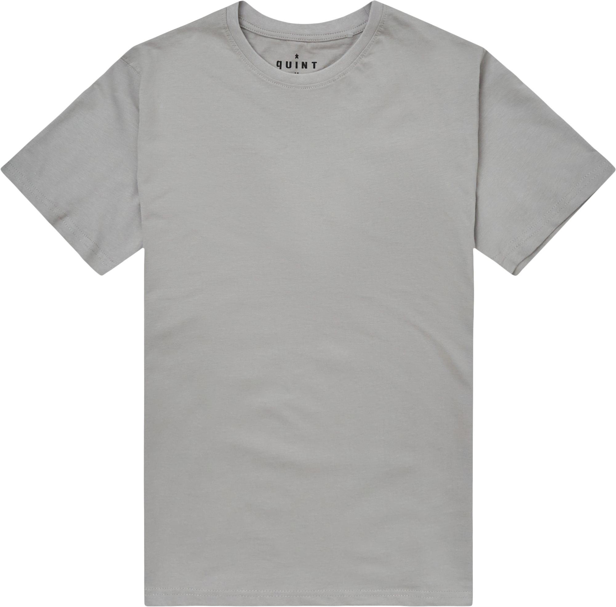 Brandon Crew Neck Tee - T-shirts - Regular fit - Grå