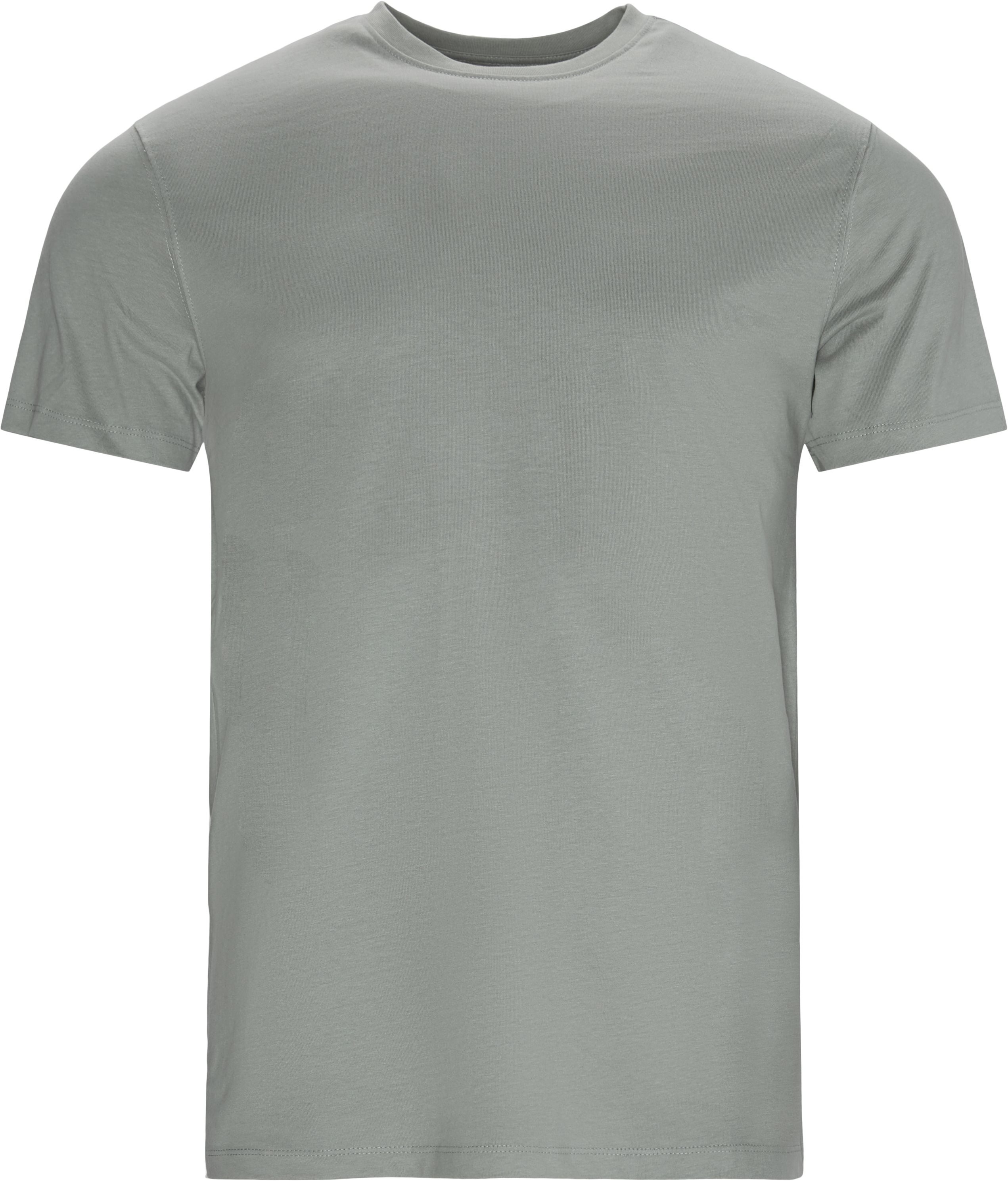 Brandon Crew Neck Tee - T-shirts - Regular fit - Blue