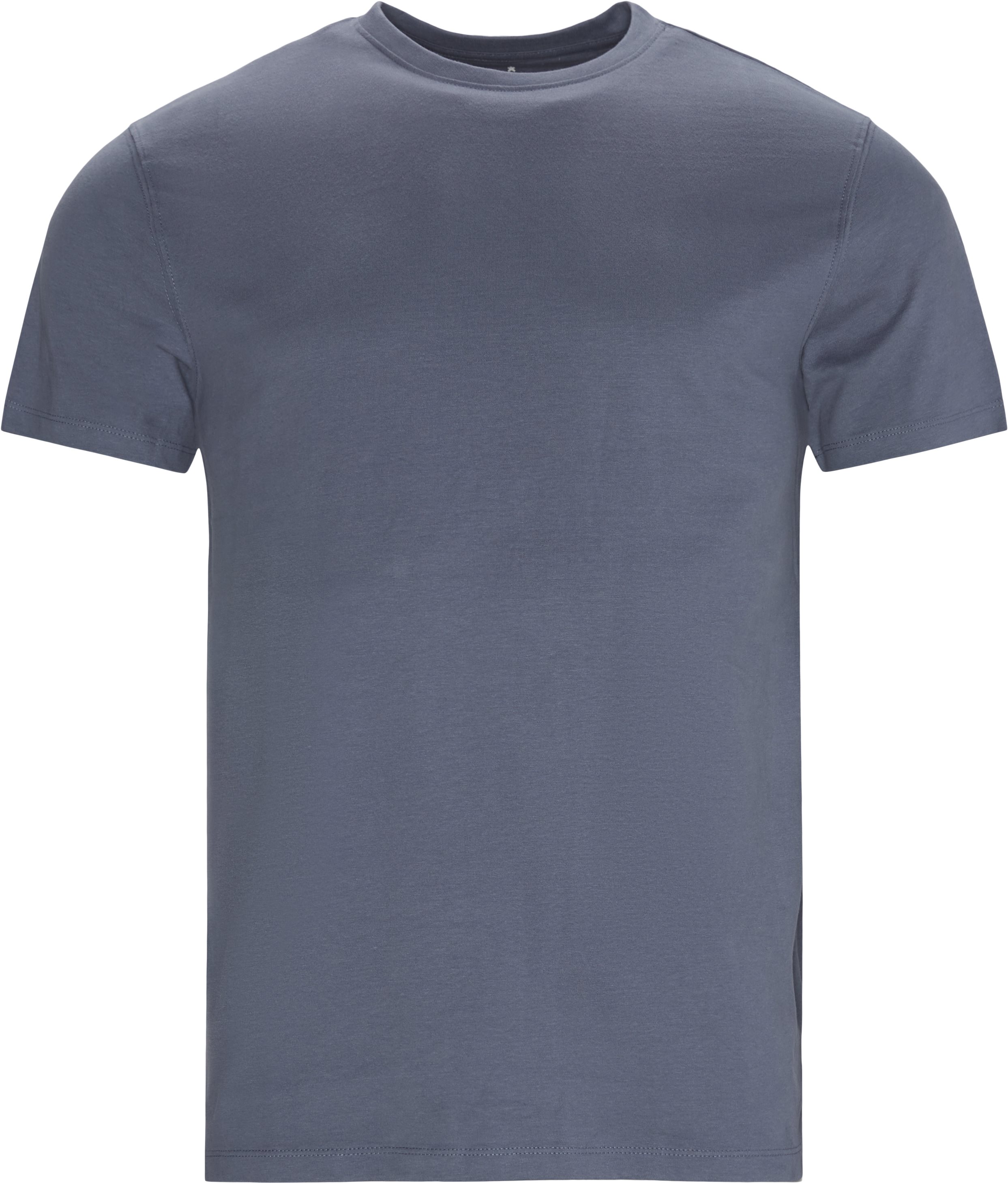 Brandon Crew Neck Tee - T-shirts - Regular fit - Blå