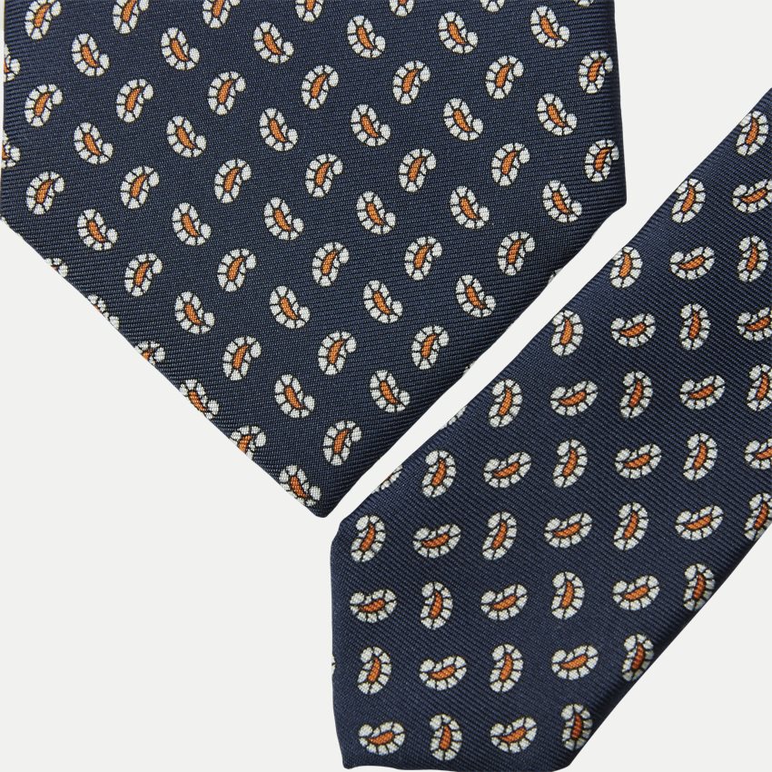An Ivy Slips NAVY ORANGE PRINTED COUNSELOR NAVY