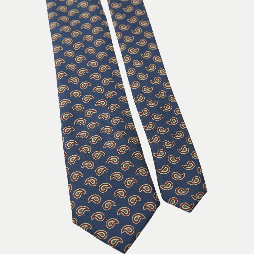 An Ivy Slips NAVY RED GOLDEN OVERSIZED PAISLEY NAVY