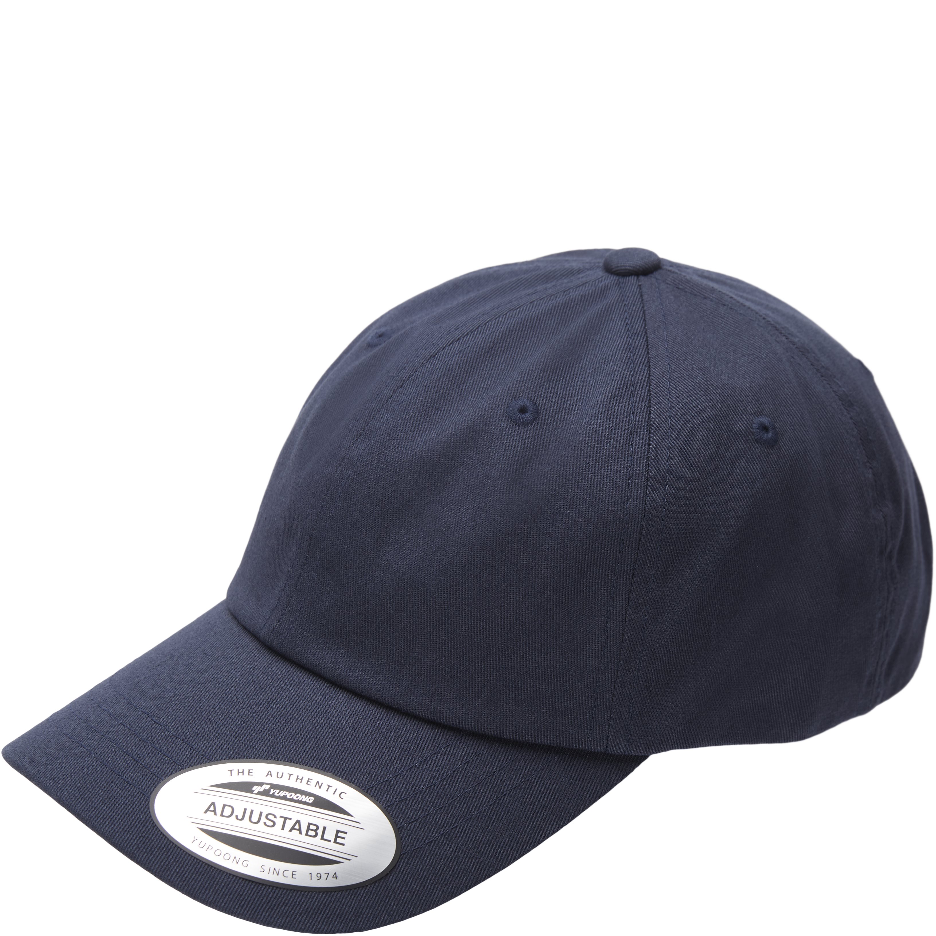 Low Profile Cotton Twill Cap - Caps - Blue