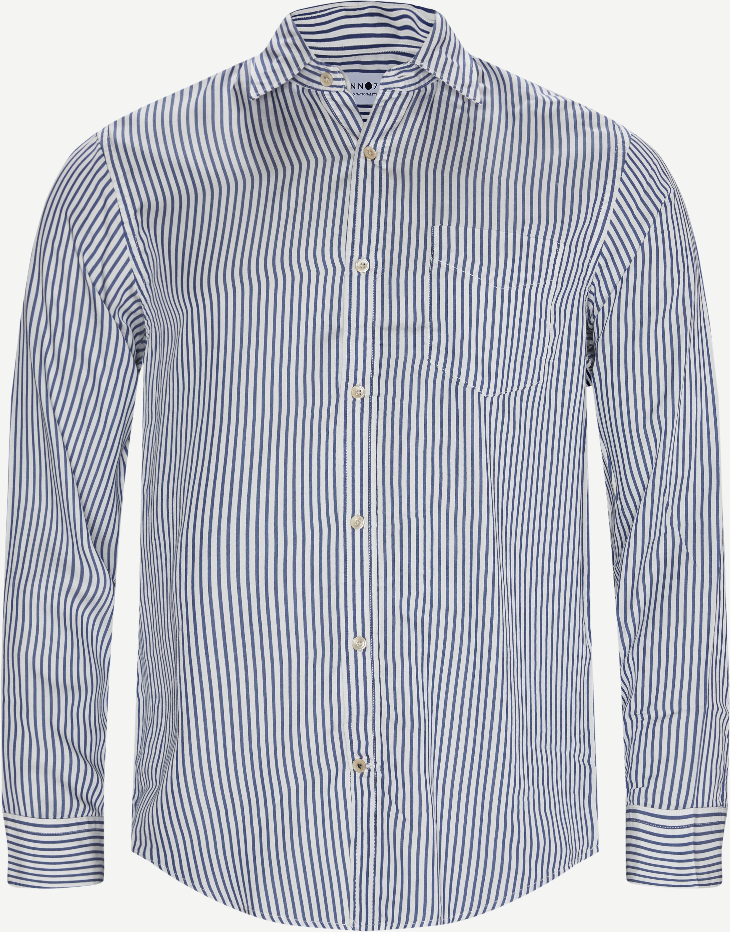 Errico Hemd mit Taschen - Hemden - Regular fit - Blau