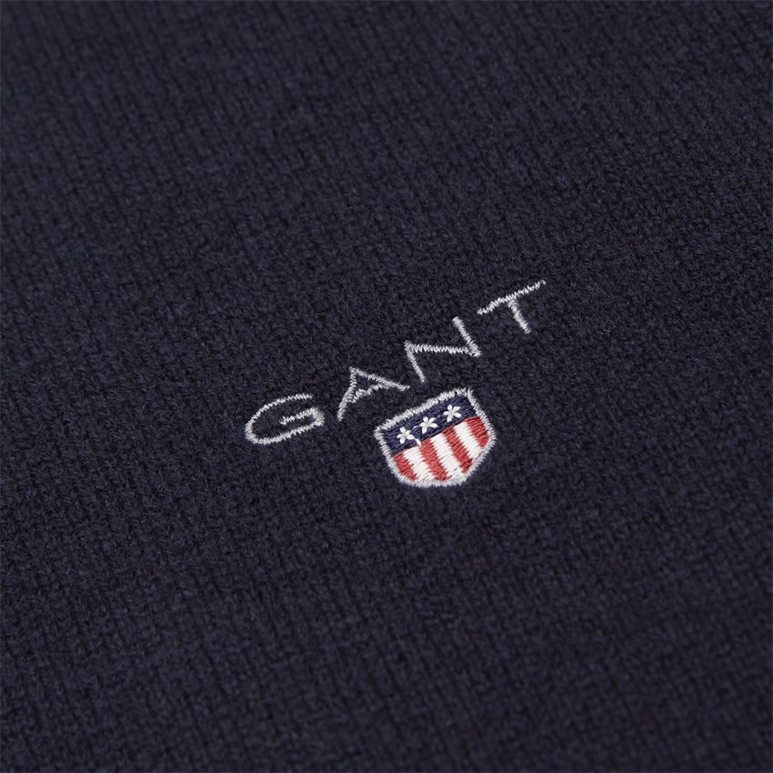Gant Knitwear 86211 SUPERFINE LAMBSWOOL CREW MARINE