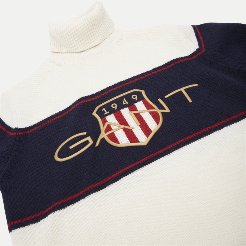 Gant Knitwear 8000128 ARCHIVE SHIELD TURTLENECK ECRU