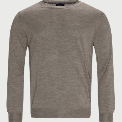Merino Embr Darwin Knit Sweater Regular fit | Merino Embr Darwin Knit Sweater | Sand