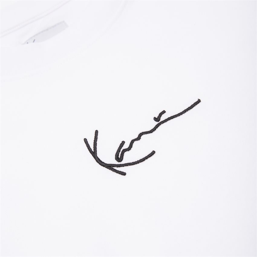 Karl Kani T-shirts SMALL SIGNATURE TEE HVID
