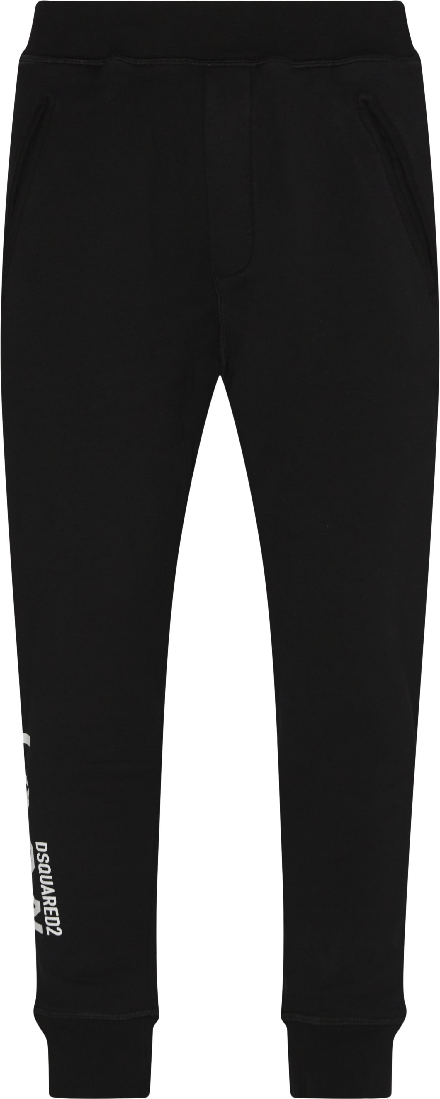 Sweatpants - Trousers - Regular fit - Black