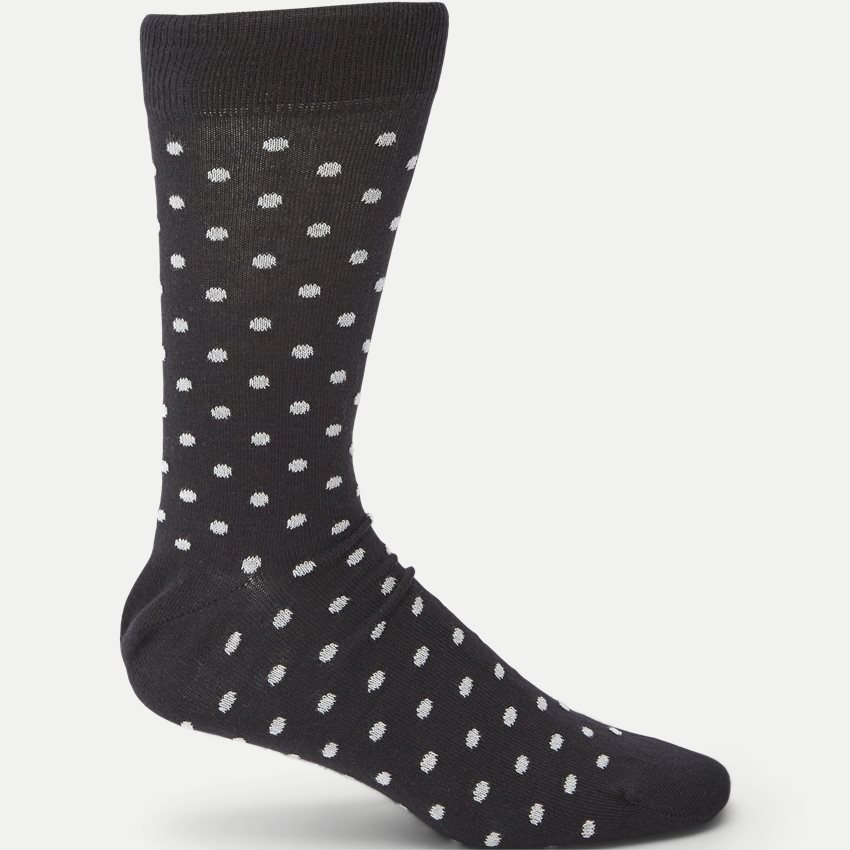 Simple Socks Strumpor PABLO BLACK/ECRU