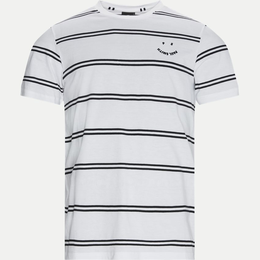 PS Paul Smith T-shirts 11R F21166 WHITE/BLACK