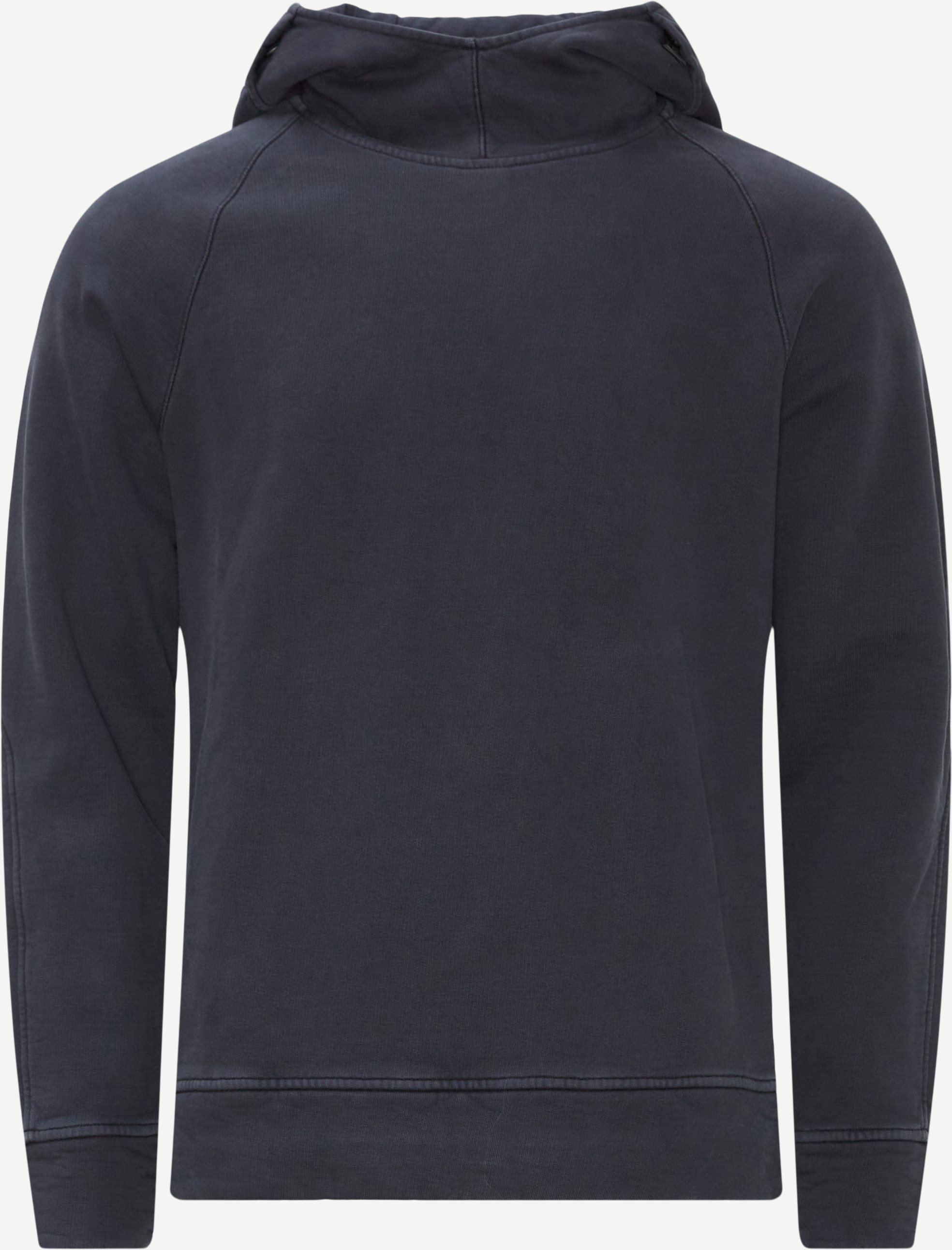 Hooded Fleece Sweatshirt - Sweatshirts - Regular fit - Blå