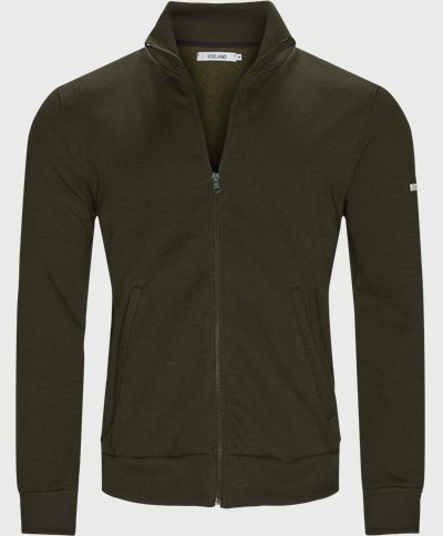 Burgos Zip Sweatshirt  Regular fit | Burgos Zip Sweatshirt  | Army
