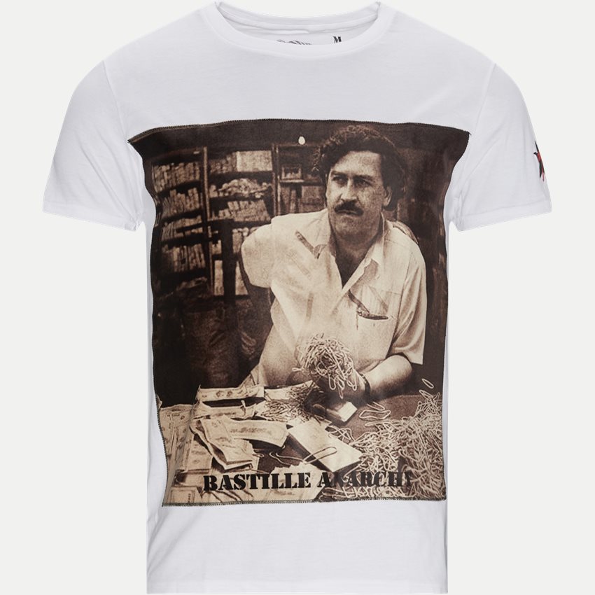 Bastille Rive Droite T-shirts ICON A ELASTICK HVID