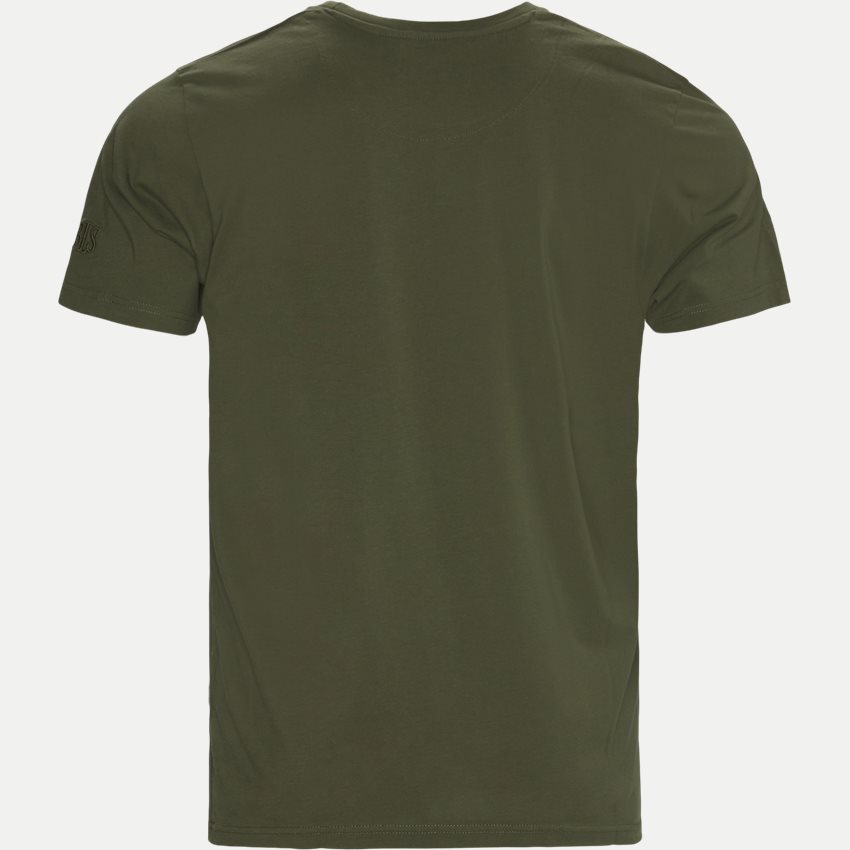 BLS T-shirts MINI LOGO POCKET TEE ARMY