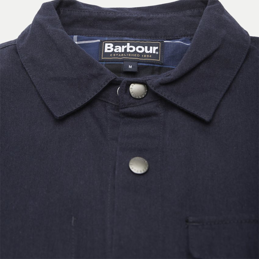 Barbour Shirts MORTAN MOS0088 BLÅ