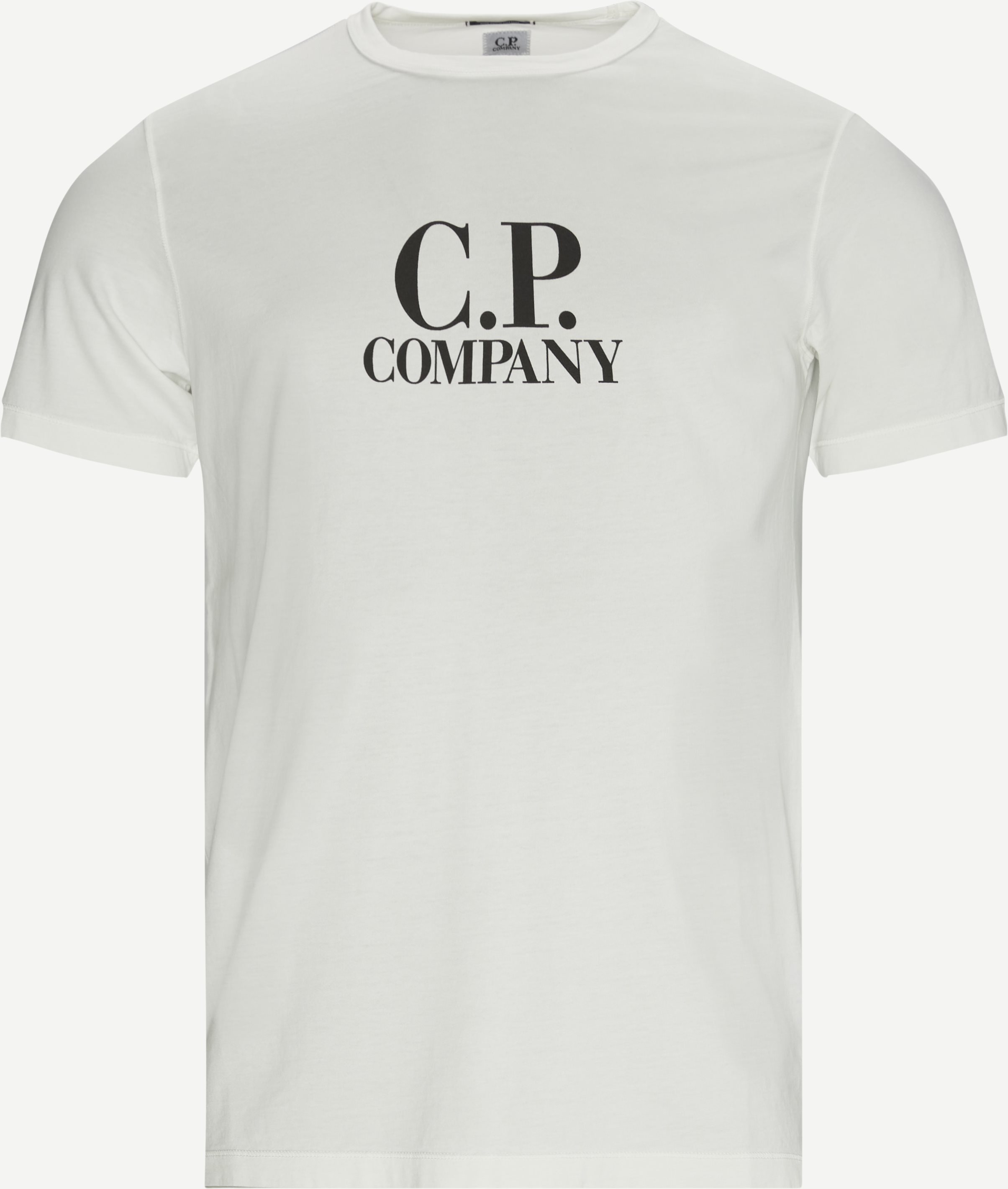Logo Tee - T-shirts - Regular fit - Hvid